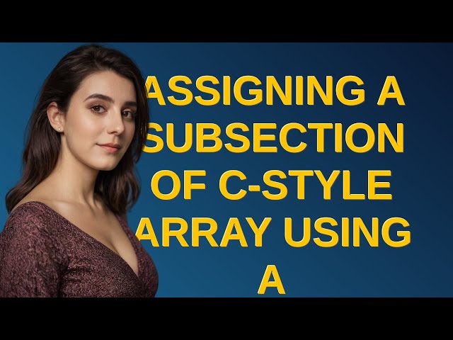 Assigning a subsection of C-style array using a std::array& without violating "strict aliasing" a...