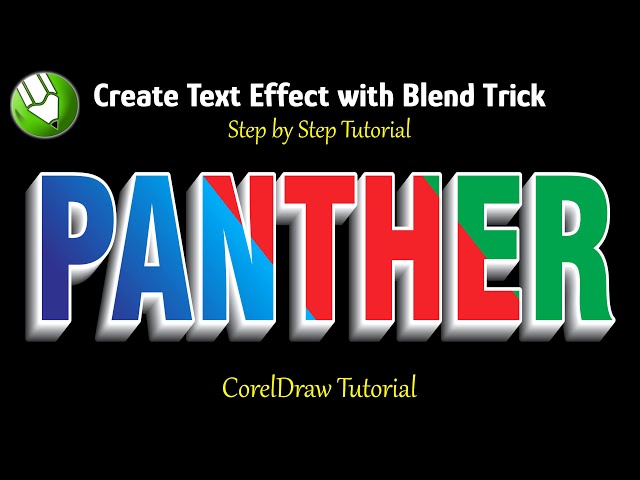 2 Minute Coreldraw Tutorial | Create 3D Text Effect in Coreldraw | Text Effects Design