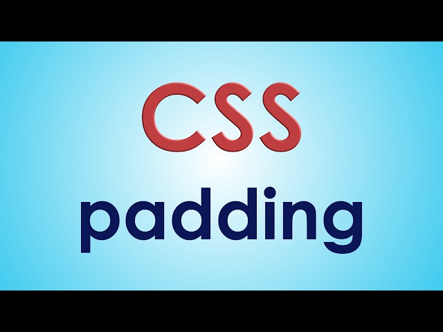 The PADDING property in CSS