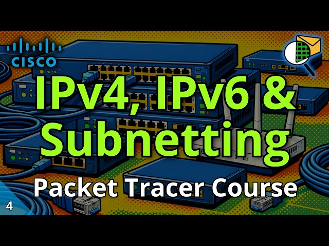 Cisco Packet Tracer Full Tutorial: IPv4, Subnetting, IPv6, DHCP and Network Simulation