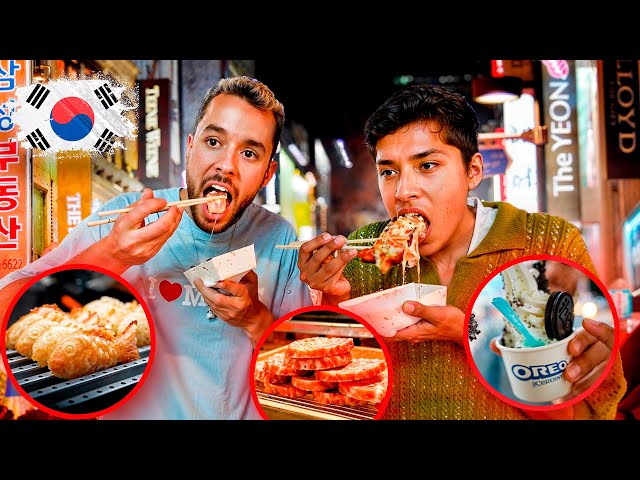 Trying STREET FOOD in SOUTH KOREA - TheGrefg