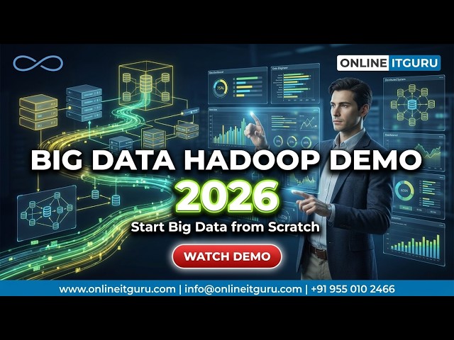 Big Data Hadoop for Beginners 2026 | Demo + Real-Time Use Cases | Certification Guide | OnlineITGuru