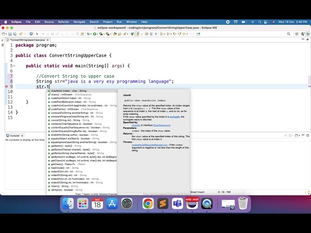 String to upper case letter | Java