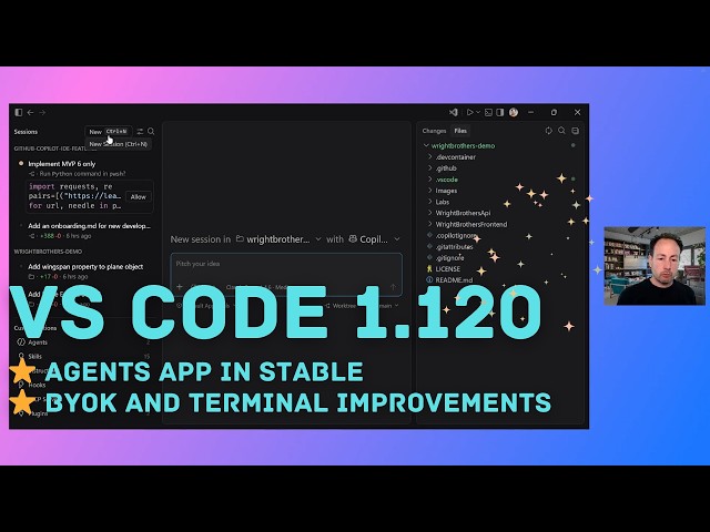 Visual Studio Code and GitHub Copilot - What's new in 1.120
