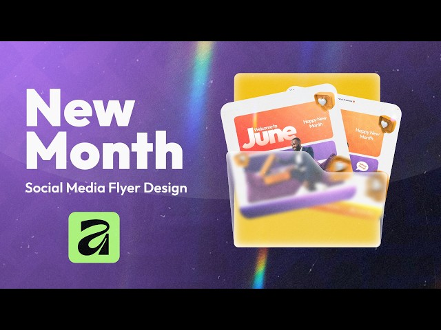 How to Design a "Welcome to the New Month" Flyer in Affinity Studio | Affinity V3 Tutorial