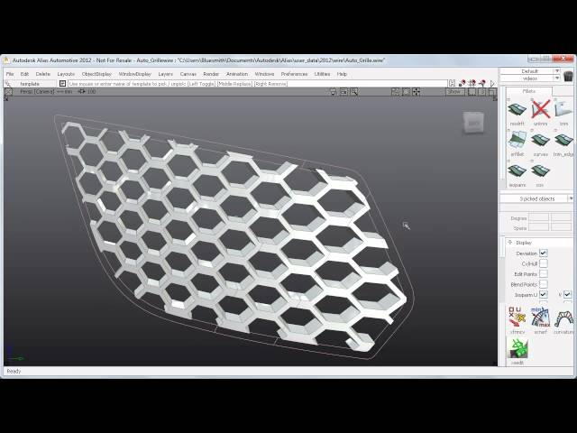 Autodesk Alias 2012 Multi-Surface Draft