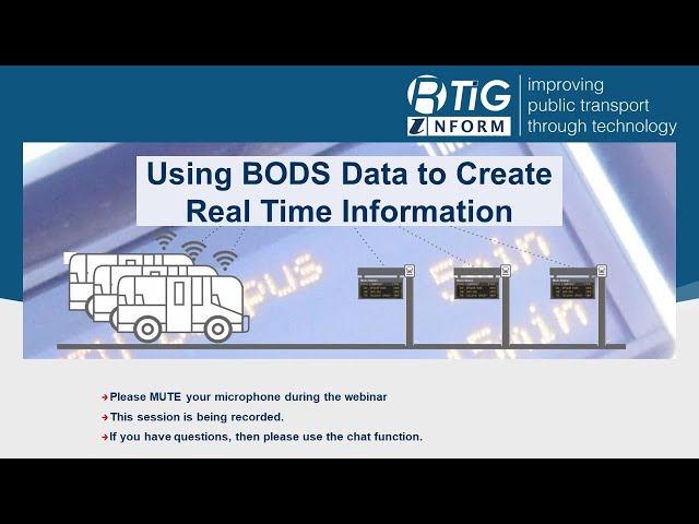 Using Bus Open Data for Real Time Information
