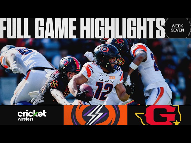 Orlando Storm vs Houston Gamblers Highlights | United Football League
