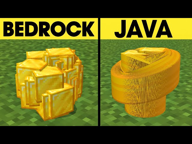 50 Differences Between Minecraft Java and Bedrock in 2026