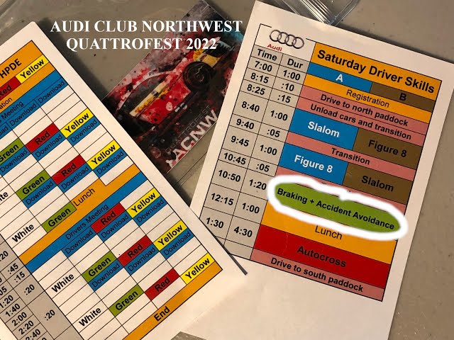 Quattrofest 2022 | Saturday 11/5 | Driver Skills | Braking & Accident Avoidance