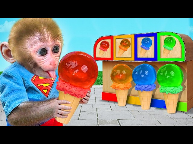 Bebe Mono BonBon Duerme En El Baño Y Va A Comprar Una Sandía Gigante - MONO BONBON ESP