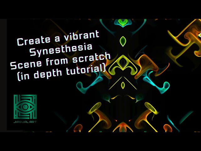 Create Vibrant Synesthesia Audio-Visual Scene from Scratch