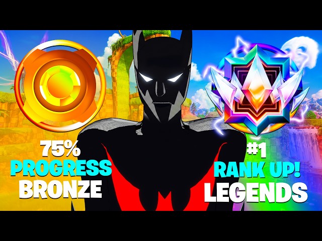 Bronze to UNREAL LEGEND Solo Ranked Speedrun (Fortnite Season 4 Chapter 7)