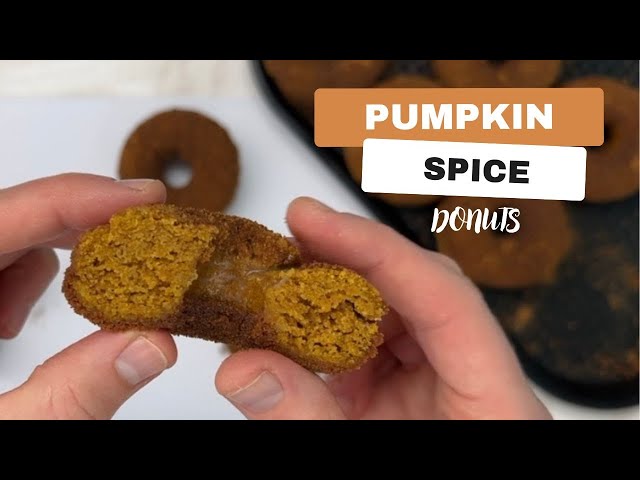 Cinnamon-Sugar Pumpkin Donuts | Gluten-free & Vegan
