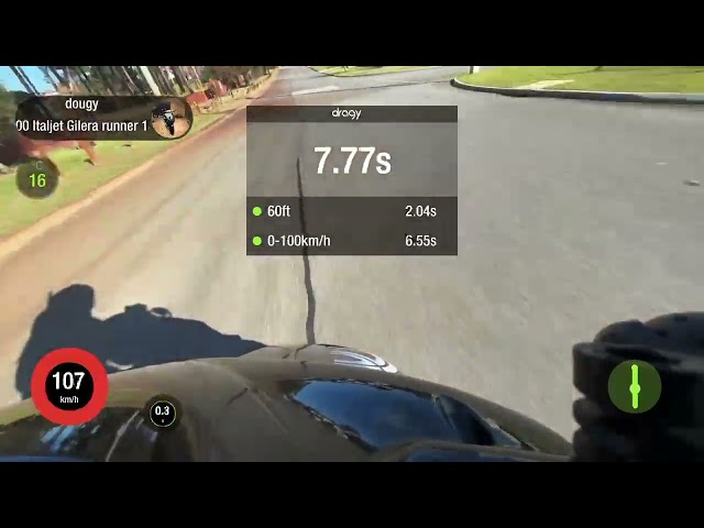 Gilera Runner 180cc 2 Stroke Drag Run in Australia 🇦🇺😍🔥