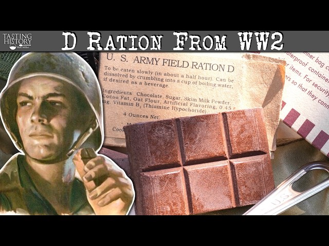Why Did the Chocolate Bar Ration of WW2 Taste Terrible?