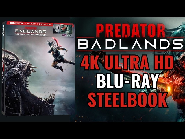 Predator: Badlands 4K Ultra HD + Blu-ray + Digital Steelbook