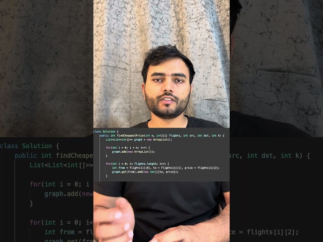 DAY 96 - Leetcode Q 787. Cheapest Flights Within K Stops