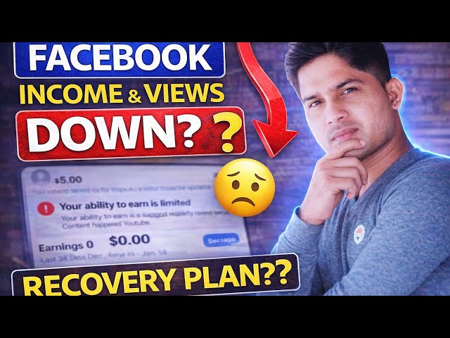 Facebook Income & Views Drop – Recovery Plan for Next 14–30 Days (2026)