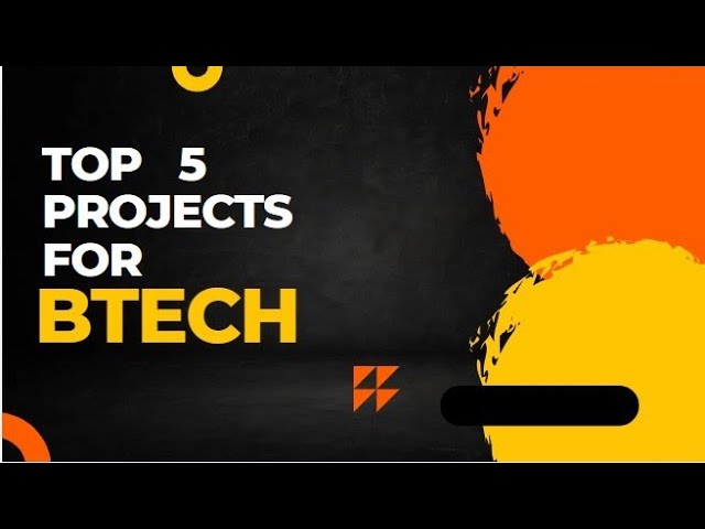 Top 5 Must Do Projects for BTech CSE Stu 2024 09 14 1 #youtube #tech #btech #project #cse #top5