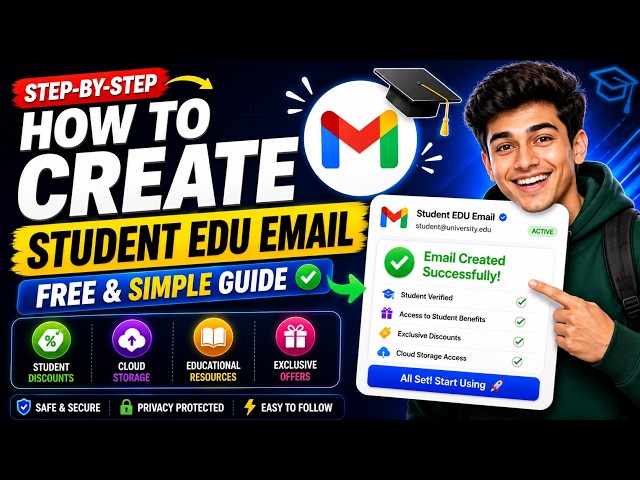 How to Create a Student EDU Email | Free & Simple Guide ✅