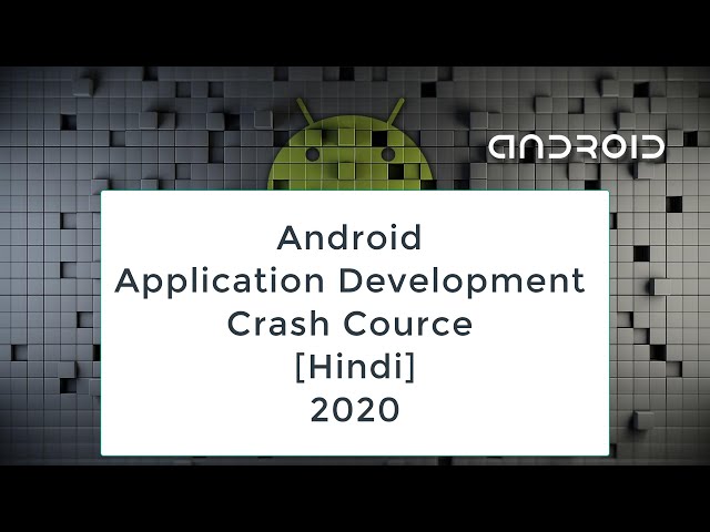 Android Development Tutorial In Hindi l App Development Full Course