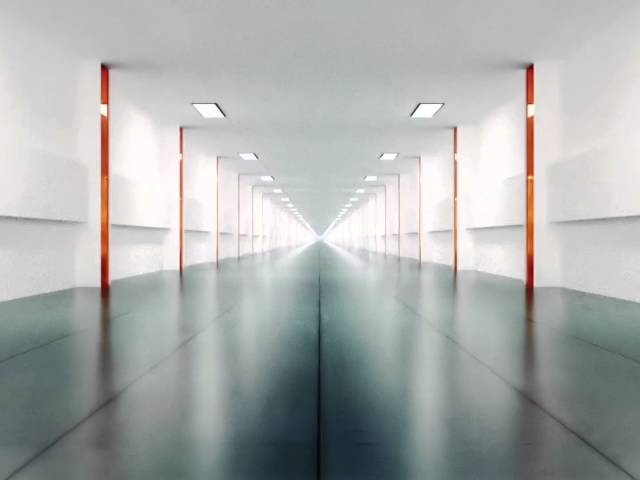 infinite looping hallway