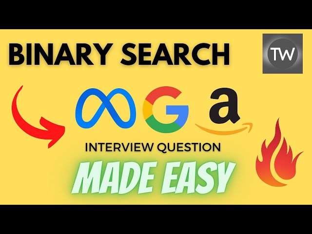 Binary Search - Leetcode 704 - Python