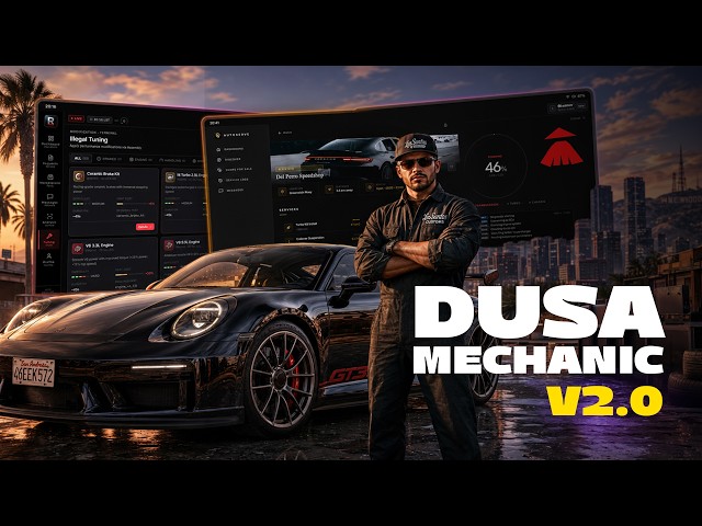 Advanced FiveM Mechanic Script - Dusa 2.0 (QB/ESX/QBOX)