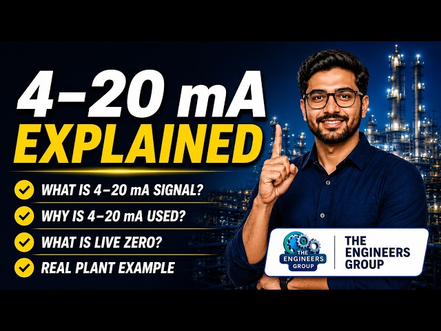 4–20 mA Signal Explained | What is 4–20 mA? Live Zero & Real Plant Example ✅