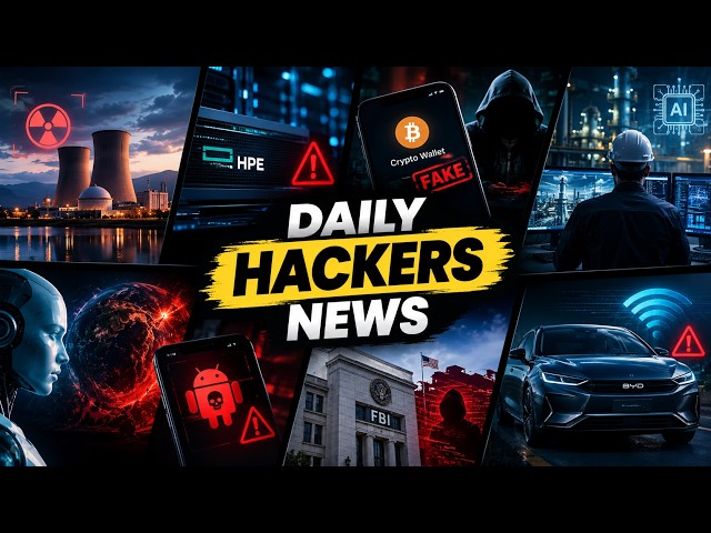 8 Cybersecurity Threats You Need to Know | HPE, Android Malware, BYD Hack & More
