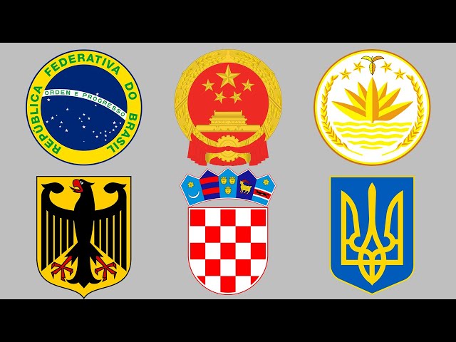 Coats of Arms (Emblem) of Different Countries - Part 1