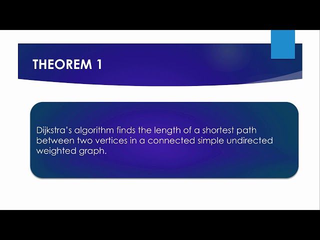 Section 6a- Shortest Path
