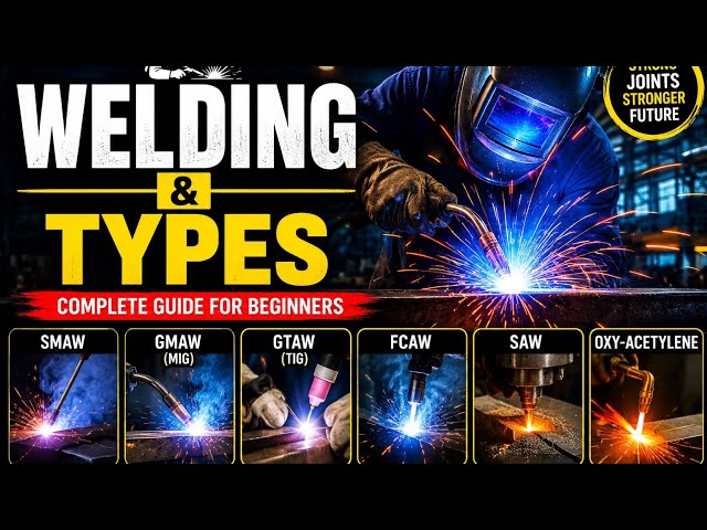 Welding & Types of Welding: Complete Guide for Beginners