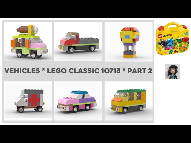 VEHICLES Lego classic 10713 ideas How to build Bus Truck Car