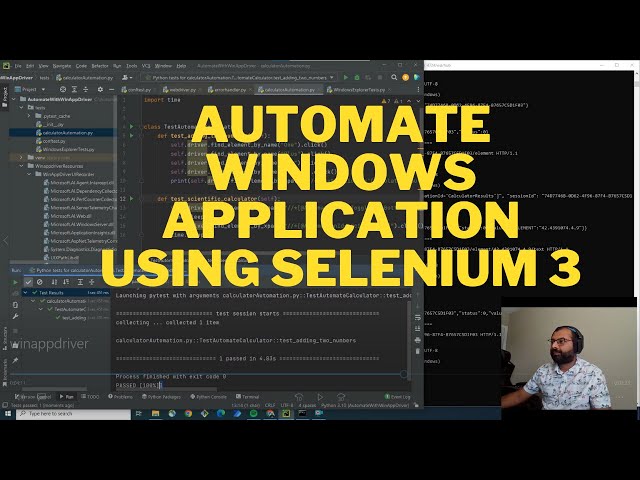 Automate Windows Application Using Selenium 3