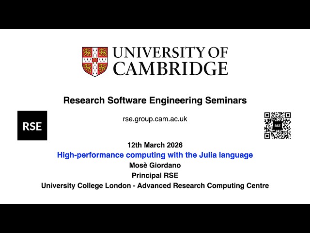 High-performance computing with the Julia language