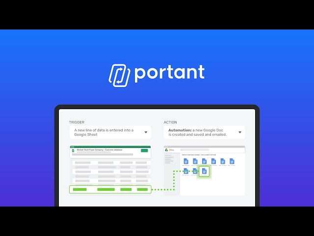 Portant Data Merge Google Workspace Add-on Demo