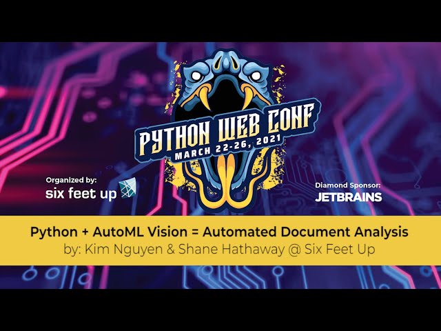 "Python + AutoML Vision = Automated Document Analysis" by: Kim Nguyen and Shane Hathaway