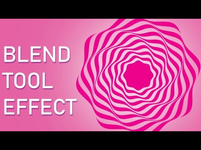 How to use the BLEND TOOL - Adobe Illustrator Tutorial 