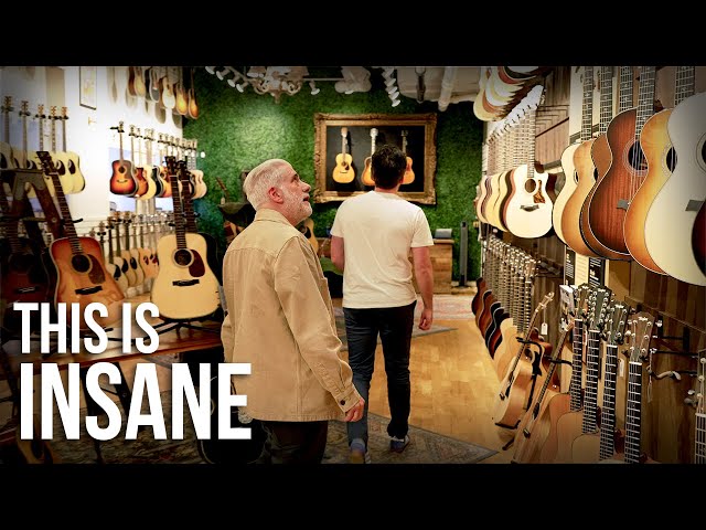 A Kid in a Candy (Guitar) Store!
