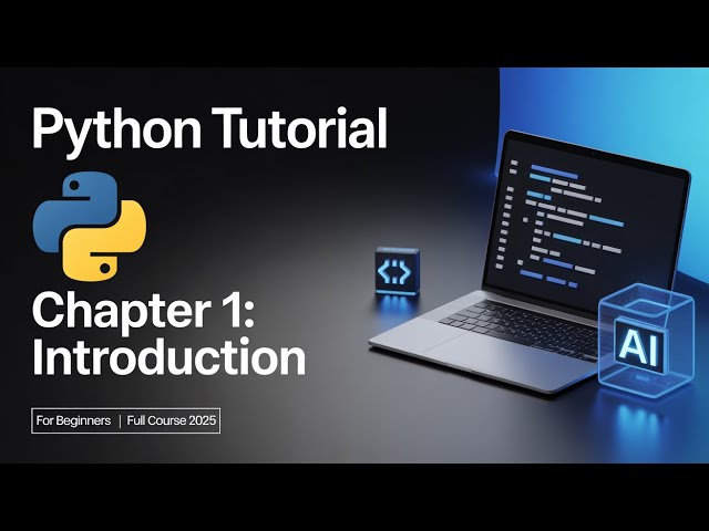 Python Tutorial for Beginners – Lecture 1 | Introduction to Python (2025 Full Course)