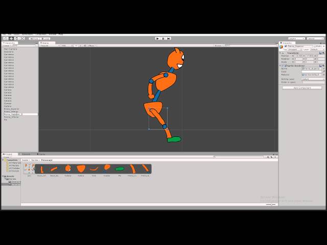 Características 2D en Unity 4.5-4 Cortando el Personaje
