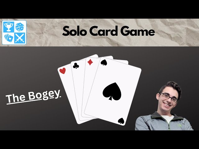 The most addictive card game? The Bogey [Solo Card Game Playthrough]