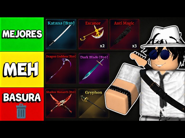 THE BEST SWORDS in SAILOR PIECE 🔥 // SWORDS TIER LIST