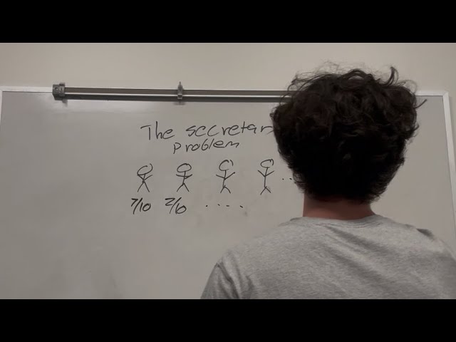 the secretary problem!