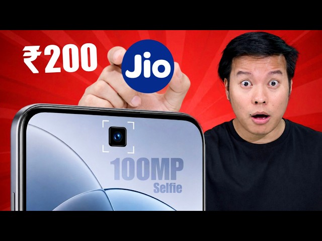 JIO ₹200 Plan😍, 100MP Square Selfie coming, OnePlus 16 Madness, Snapdragon Budget Laptop coming?