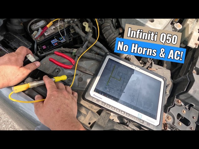 2016 Infiniti Q50 No Horn & AC After A Puddle?