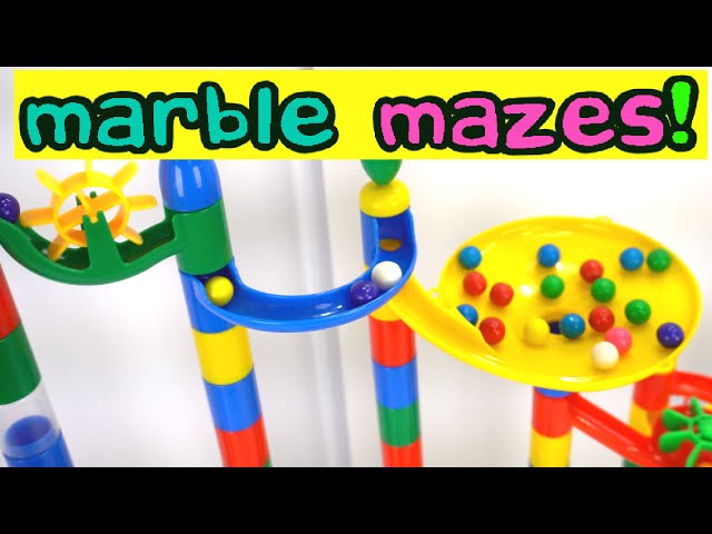 Giant Marble Runs Teach Colors and Numbers