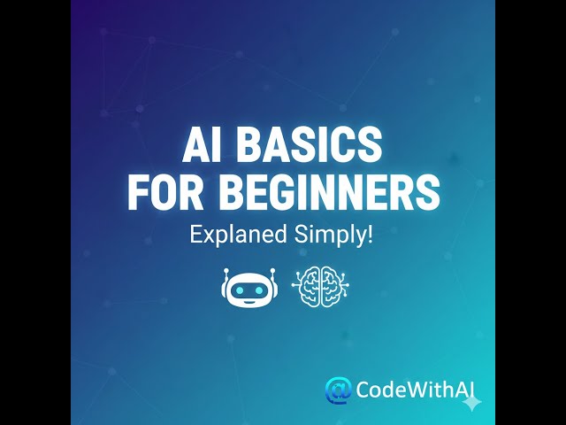 Ai Basics for Beginner